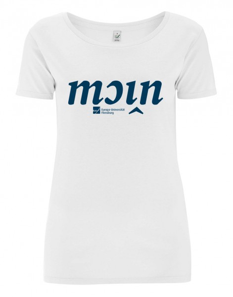 T-Shirt Damen Weiß Moin - normal fit
